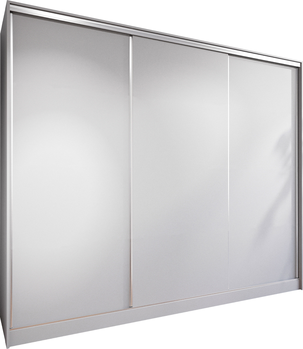 Schiebetürenschrank Kleiderschrank Schwebetürenschrank BRITTA B 270 grau