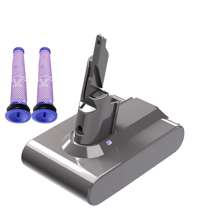 Batéria do vysávača Dyson, kompatibilná s modelmi V6-V10, batériový článok Sony, modrá
