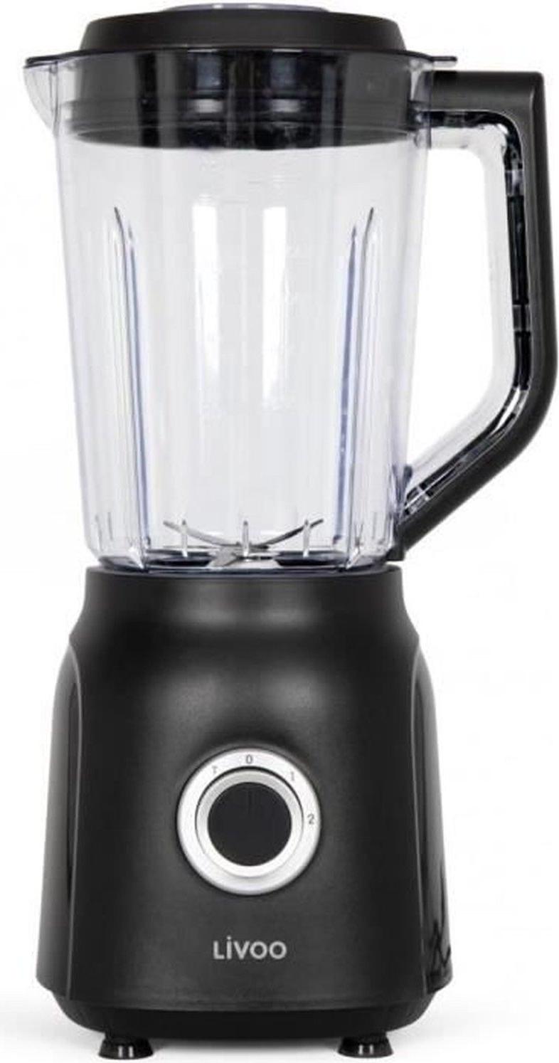 Mixer 1,5 l 600 w schwarzer edelstahl Livoo DOP242N