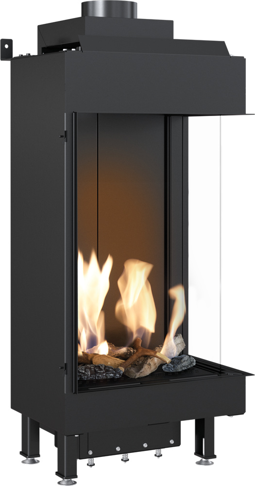 Plynový krb LEO 45 / 68 pravý propán-bután fi 100/150 4,1 kW