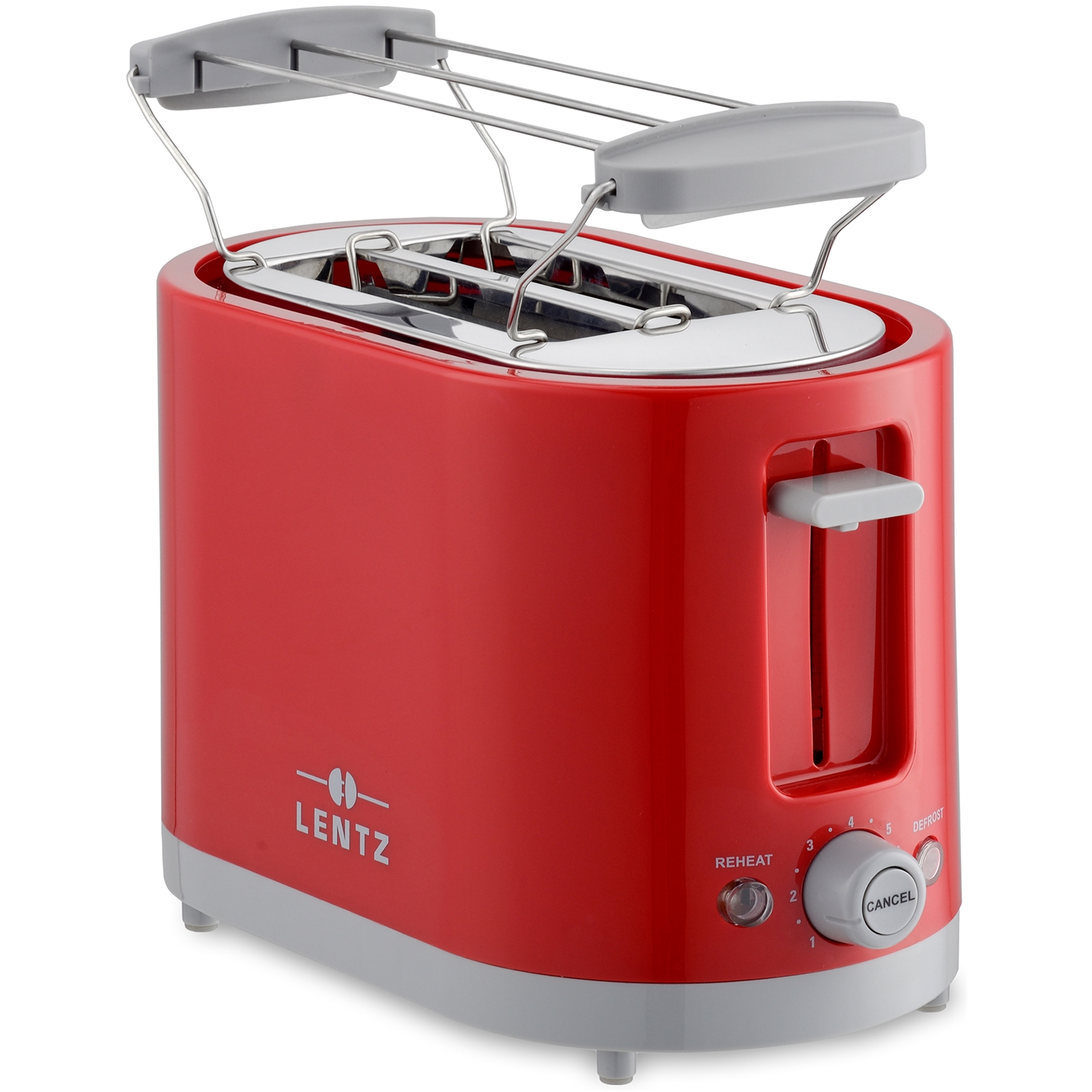 2 Scheiben Toaster Doppelt Toast Toastautomat Küchenzubehör inklusive Brötchenwä 