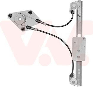 VAN WEZEL Regulátor okien bez elektromotora zadný pravý pre VW Polo V Van