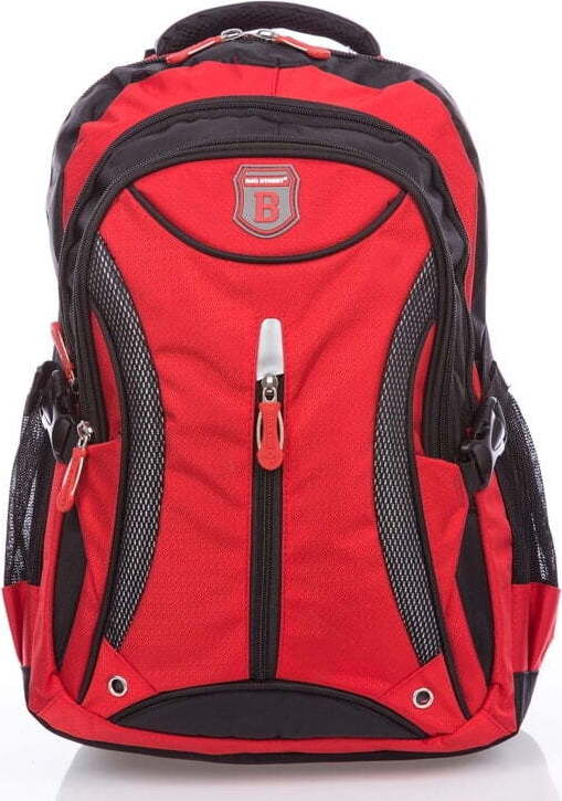 Bag Street Outdoor Schultasche Reise Freizeit Stadt Damen und Herren Rucksack Rot
