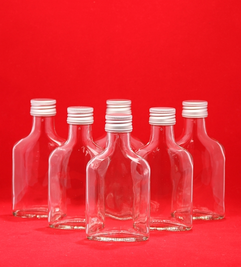 2-100X 2ml Leere Glasflaschen Schnapsflaschen Likörflaschen Glasfläschchen 