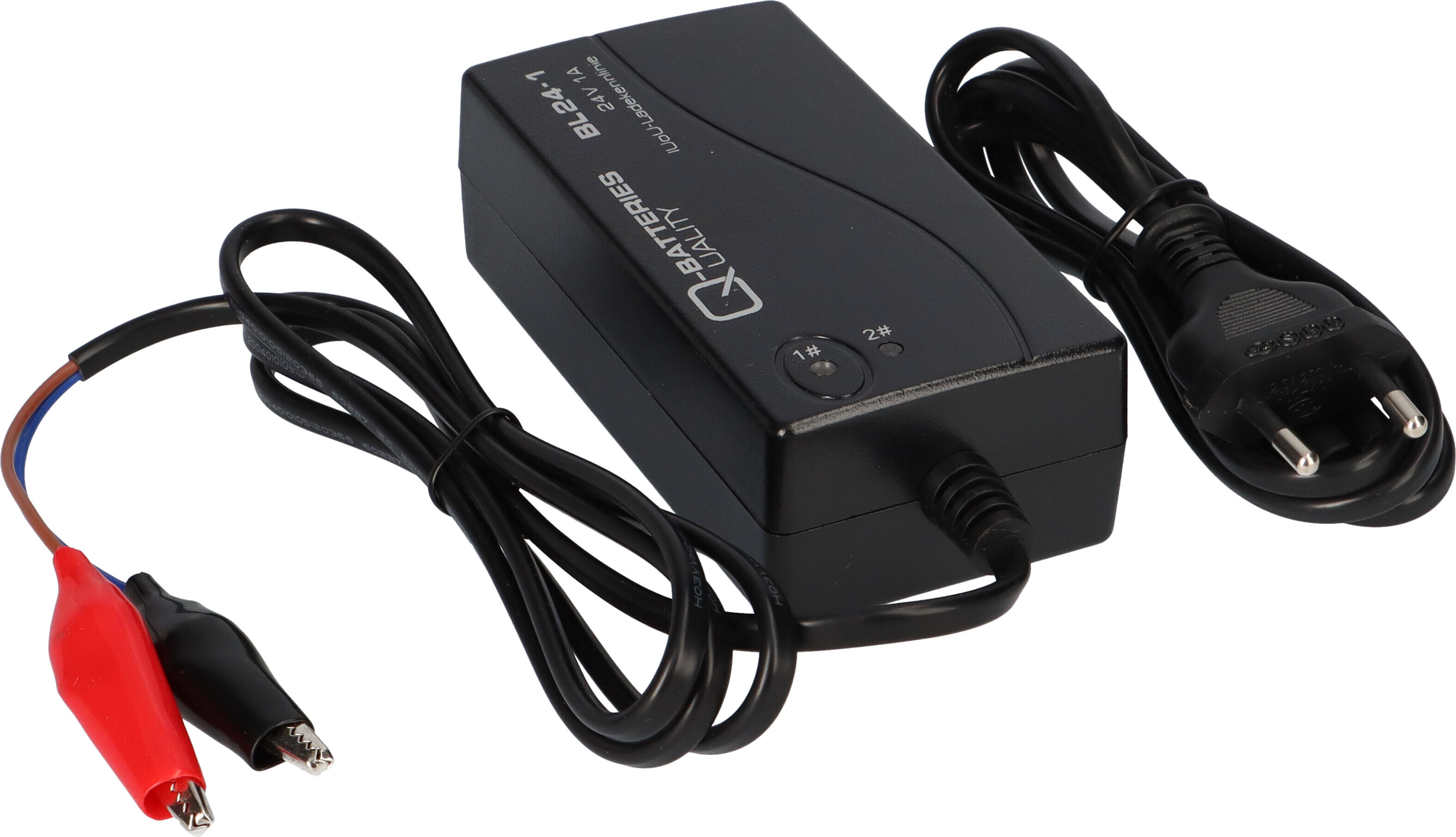 Q-Batteries BL 24-1 Ladegerät für Bleiakkus 24V - 1A Ladestrom IU0U Ladekennlinie BL24-1