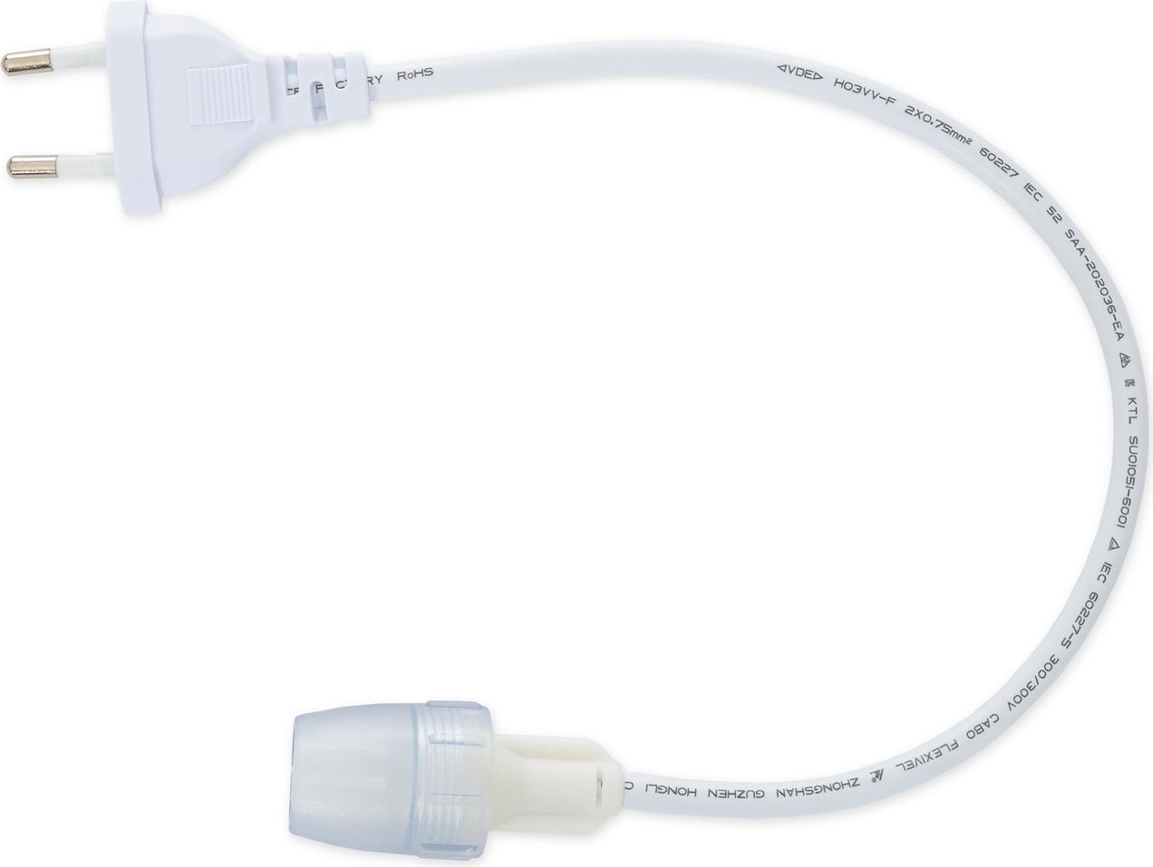 LEDKIA Anti-Zug-Kabel für LED-Streifen Selbstgleichrichtend 220V AC SMD IP65 Breite 12mm Einfarbig Einfarbig
