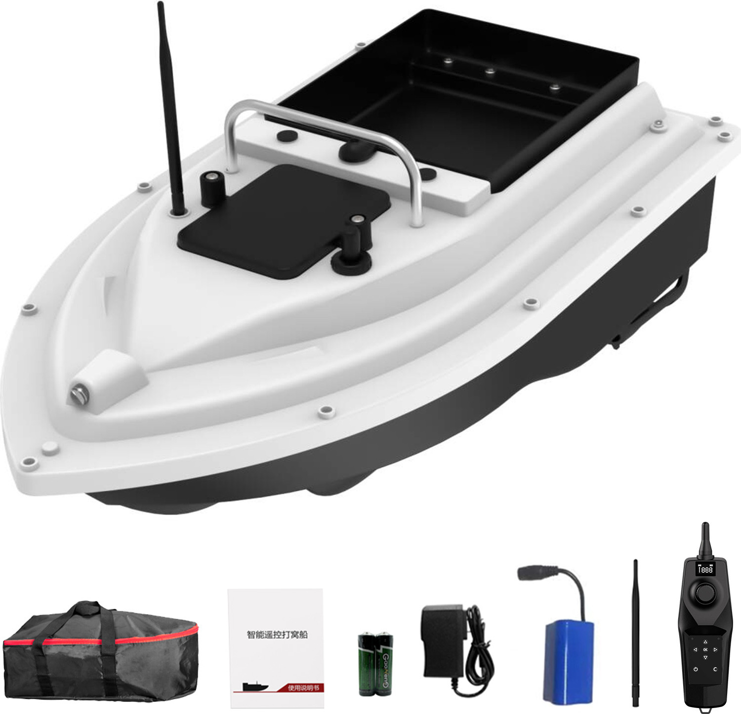 Lixada GPS RC Koeder Boot 500M Drahtlose Fernbedienung Angeln Koeder Boot Angeln Feeder Boot