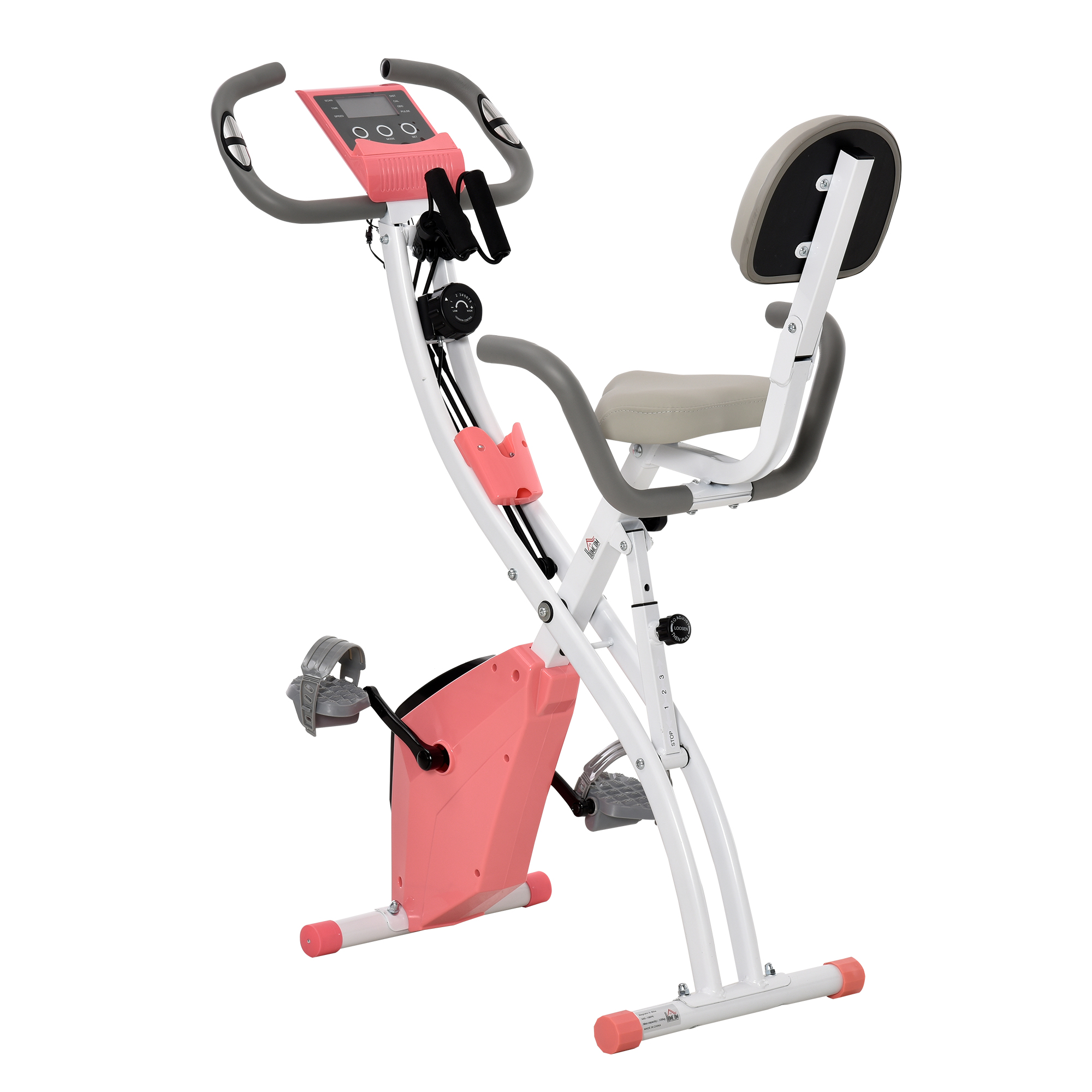 Heimtrainer Fitness Mini Bike Cardio LCD Exerciser Muskelaufbau Trimmrad 