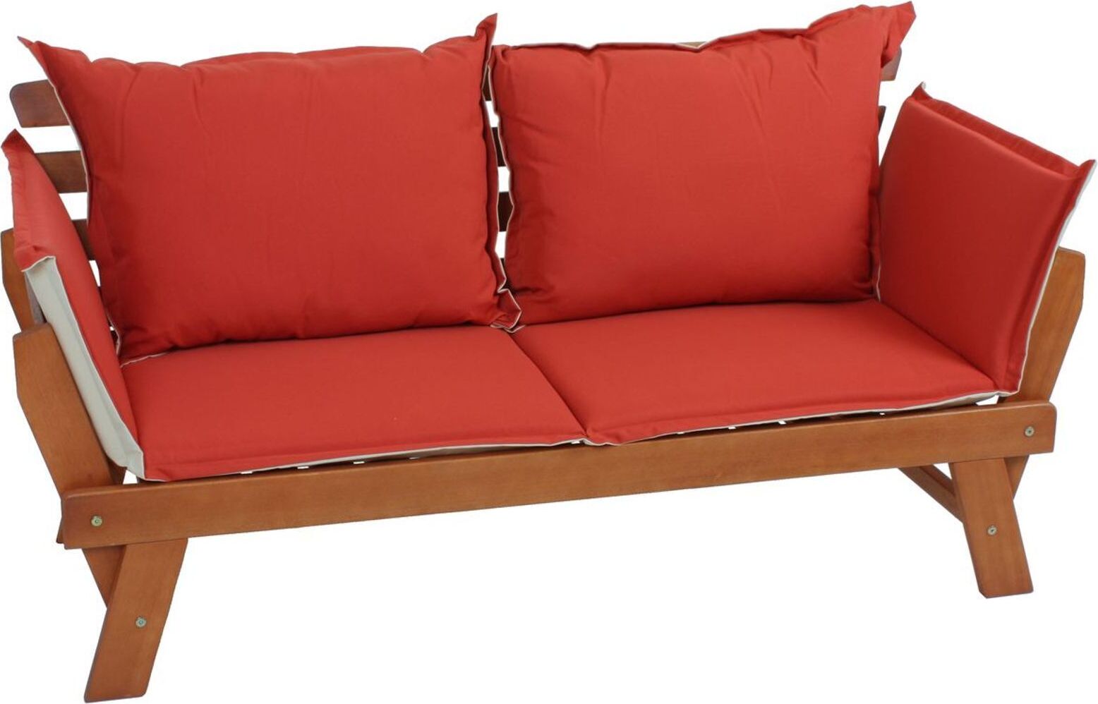 Bank FORTUNA, mit umklappbaren Armlehnen