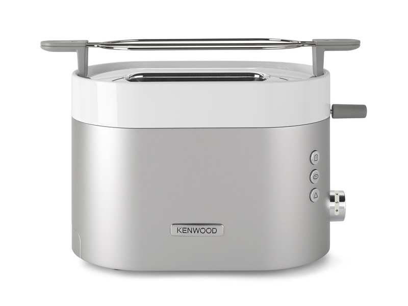 KENWOOD Küchenartikel Kenwood TCM401TT Toaster, Edelstahlgehäuse, Stoppfunktion, Auftaufunktion, Brötchenrost TCM 401 TT