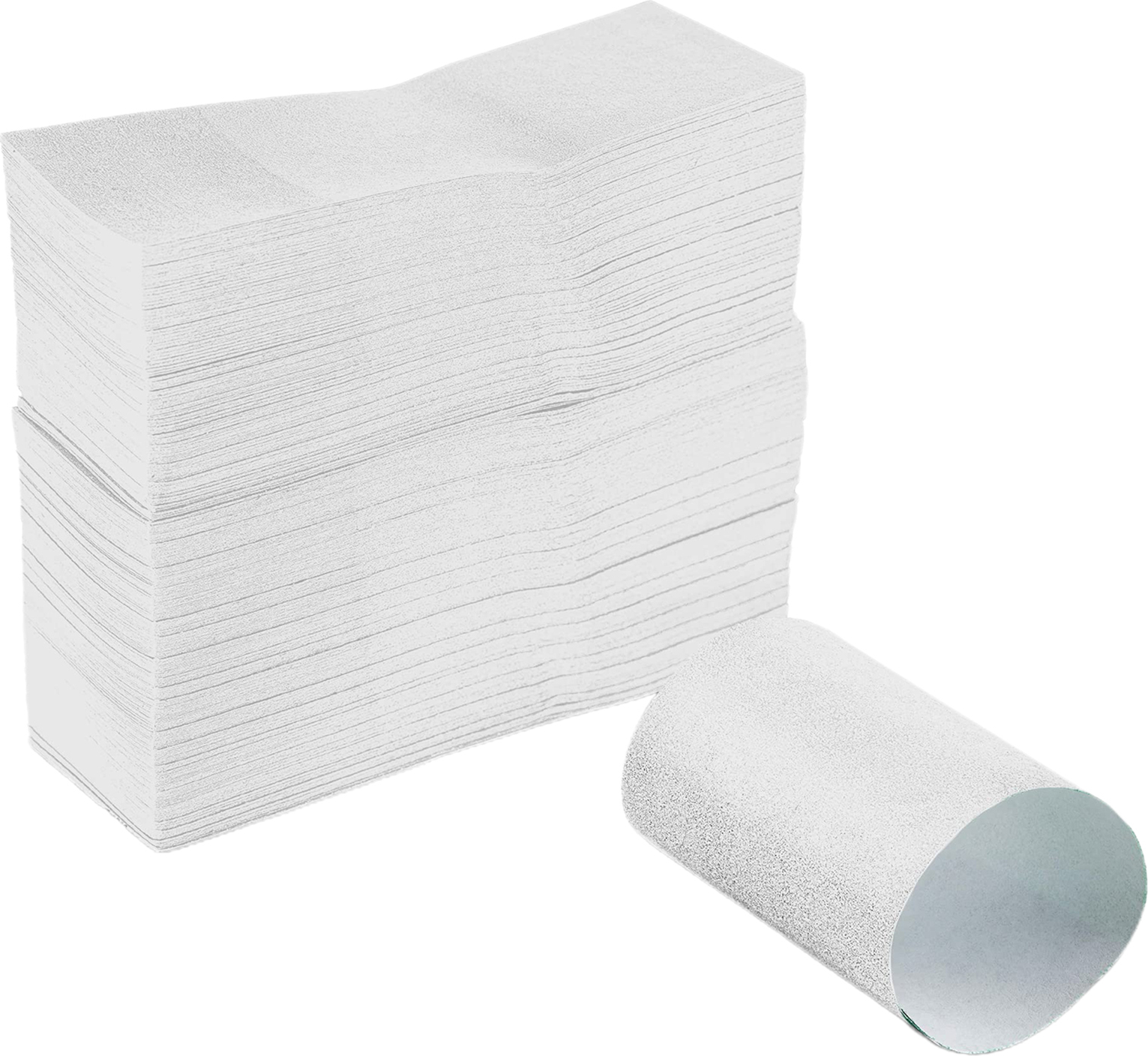 Stuttg 100 pcs Serviettenring Selbstklebend starke Stickel eng wickeln elegante Serviettenring-Set Home Party Supplies-Weiß 3738827@Stuttg