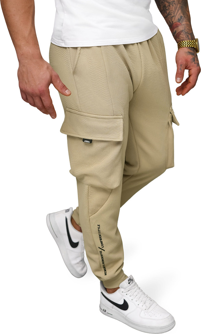 Herren Sporthose Beige OZONEE O/FF5026 XXL