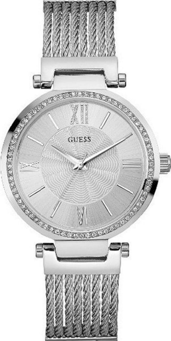 Guess Dámske náramkové hodinky Soho strieborné W0638L1