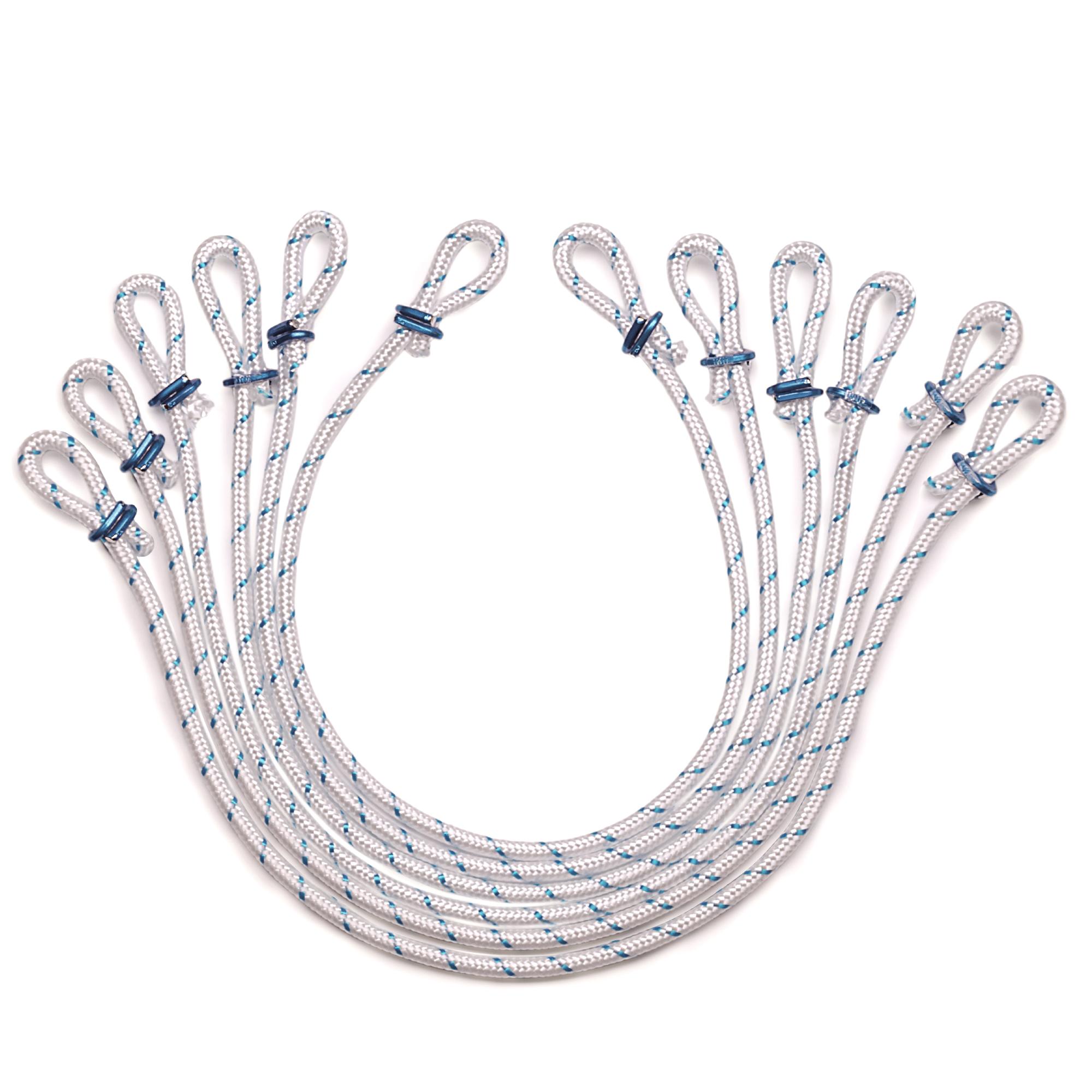 Innoventic FLAGLY Premium Fahnenschlinge - 6 Stück Fahnenschlingen zur Fahnenbefestigung von Fahnen und Flaggen am Fahnenmast