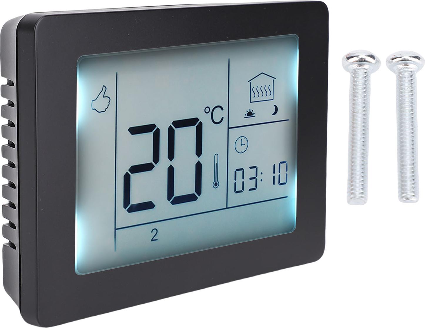 Inteligentný termostat Clear Digital Display Ovládanie aplikácie telefónu WiFi Regulátor teploty pre domácu kanceláriu