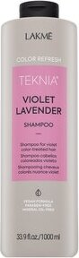 Lakmé Teknia Color Refresh Violet Lavender Shampoo farebný šampon pre vlasy s fialovými odtieňmi 1000 ml