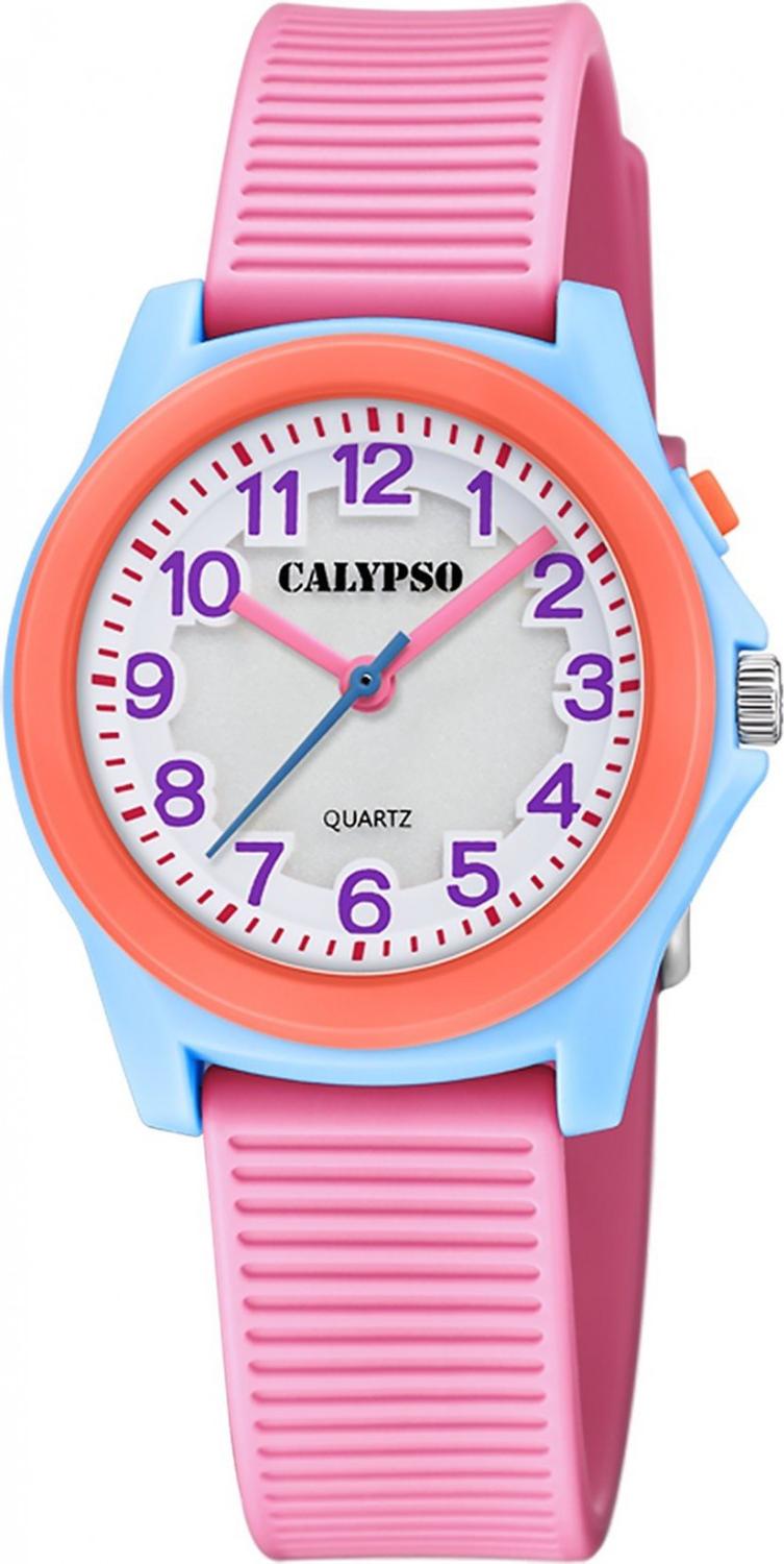 Calypso detské analógové hodinky módne plastové náramkové hodinky ružové UK5823/2