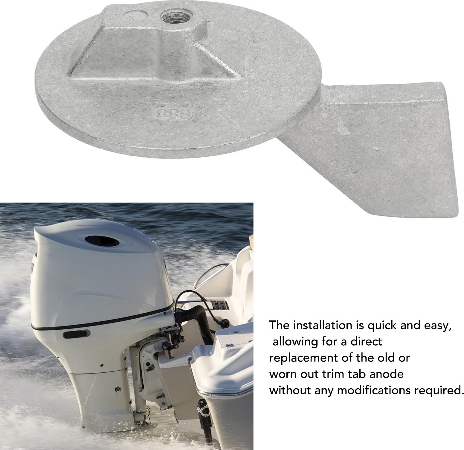 Gistuch Aluminium-Zierklappenanode 688 45371 02, hochpräzise Oxidationsbeständigkeit, passend für F50 T50 C60 E60 P60 C75 E75 P75 C85 C90