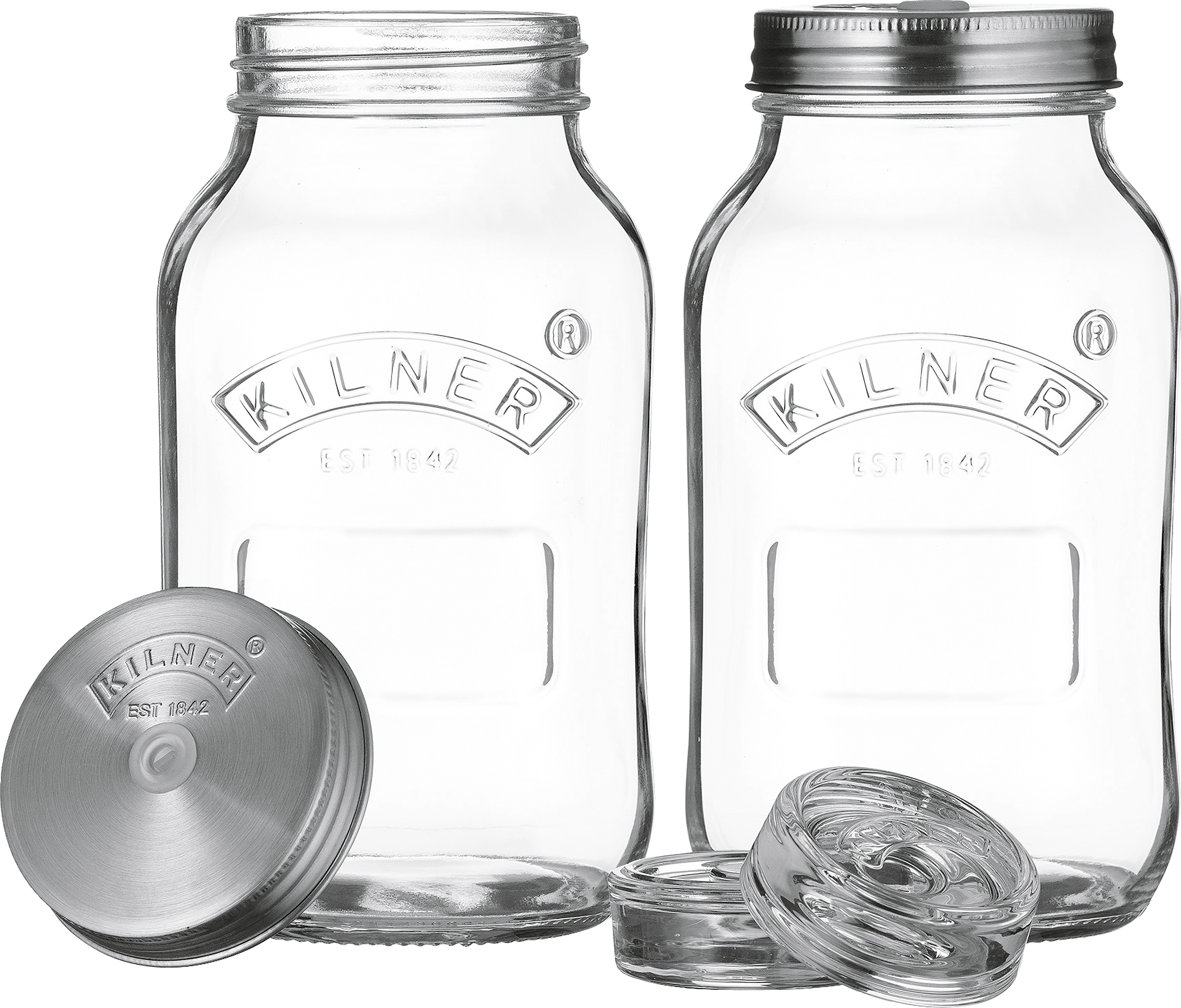 KILNER Fermentationsglas 1l 2er Set 0025.010