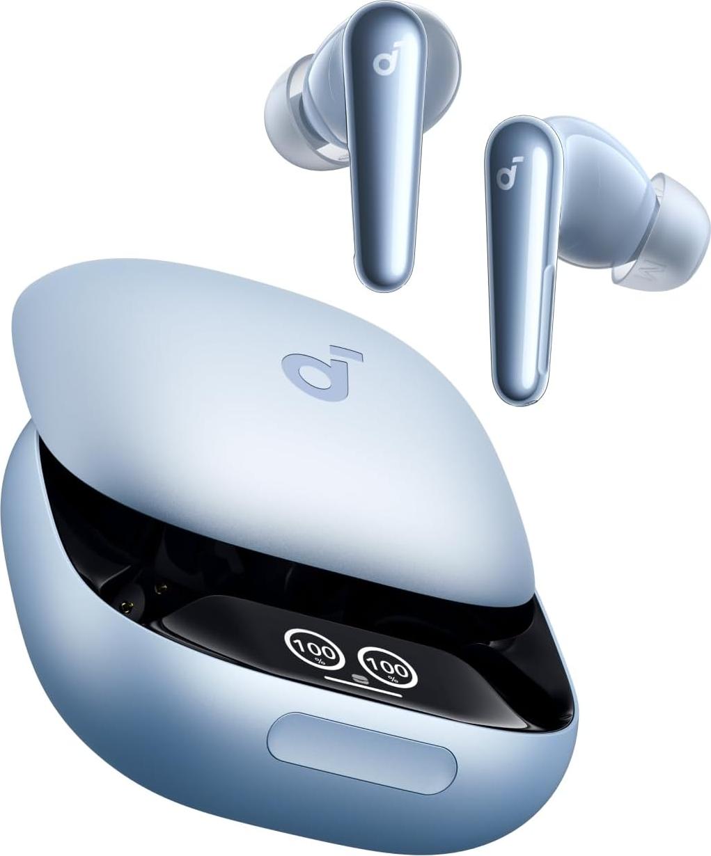 Soundcore Liberty 4 Pro, Kabellose Noise Cancelling Kopfhörer, Earbuds mit 7 Sensoren, 2× schneller Laden, Hi-Fi-Musik Studio-Niveau, klare Anrufe,6 Mikros + KI