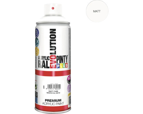 Peinture en spray Pintyplus Tech I101 Universel 400 ml Apprêt Blanc