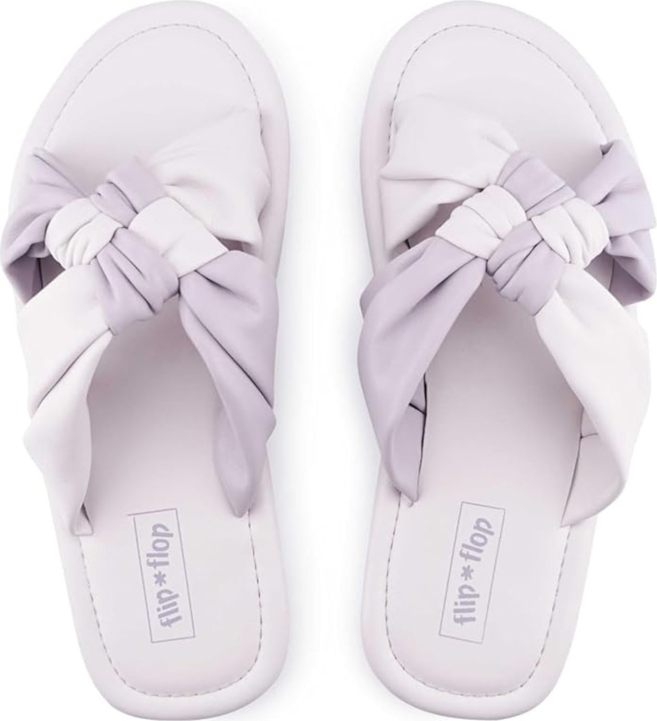 Damen Flip Flop Fauna Chess lila mit Zierknoten 40