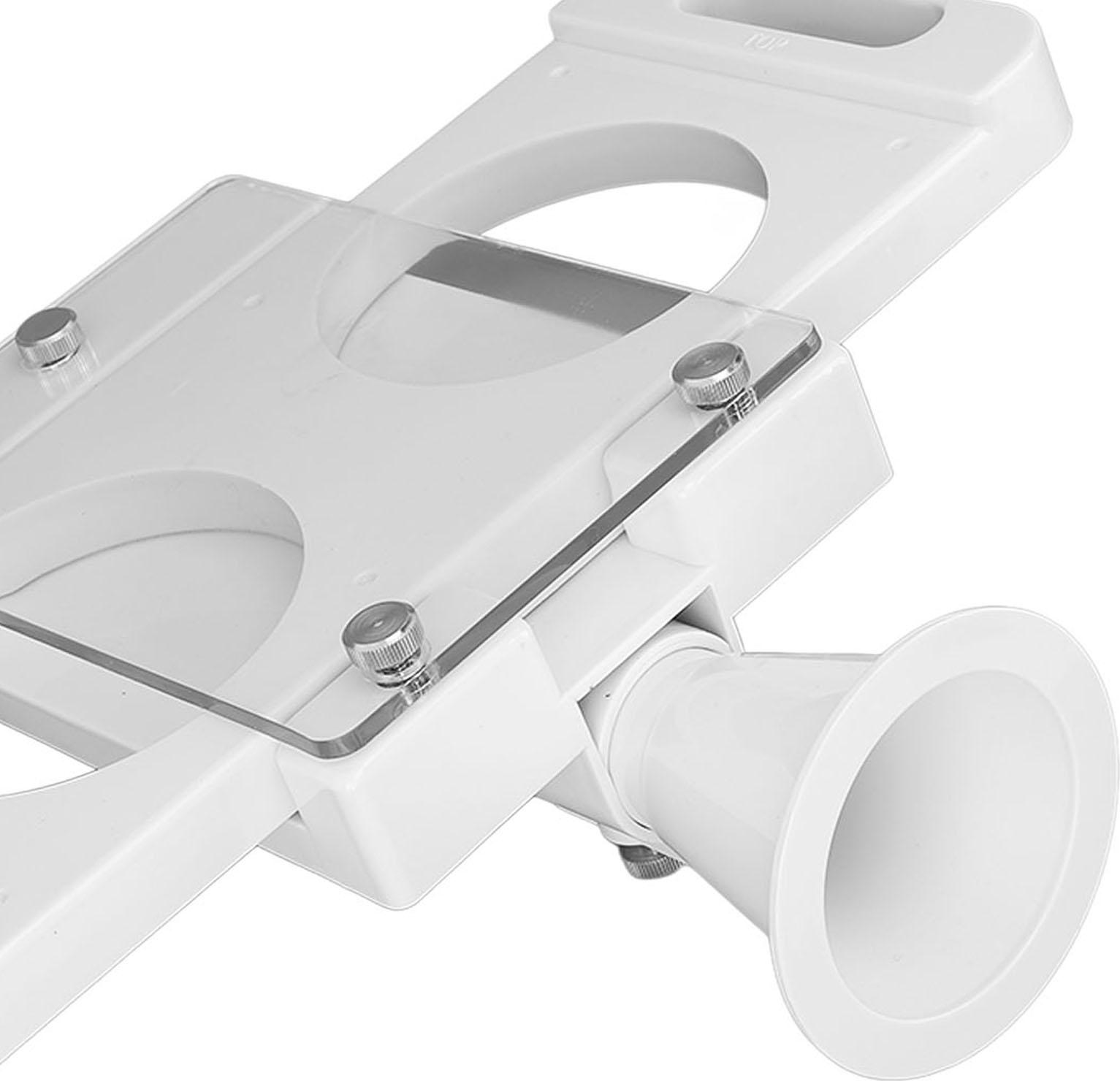 Gistuch Hamburger-Pressform-Hersteller, antihaftbeschichtet, 2 Löcher, ABS-Pressform für Wurstfüller, Fleischwolf