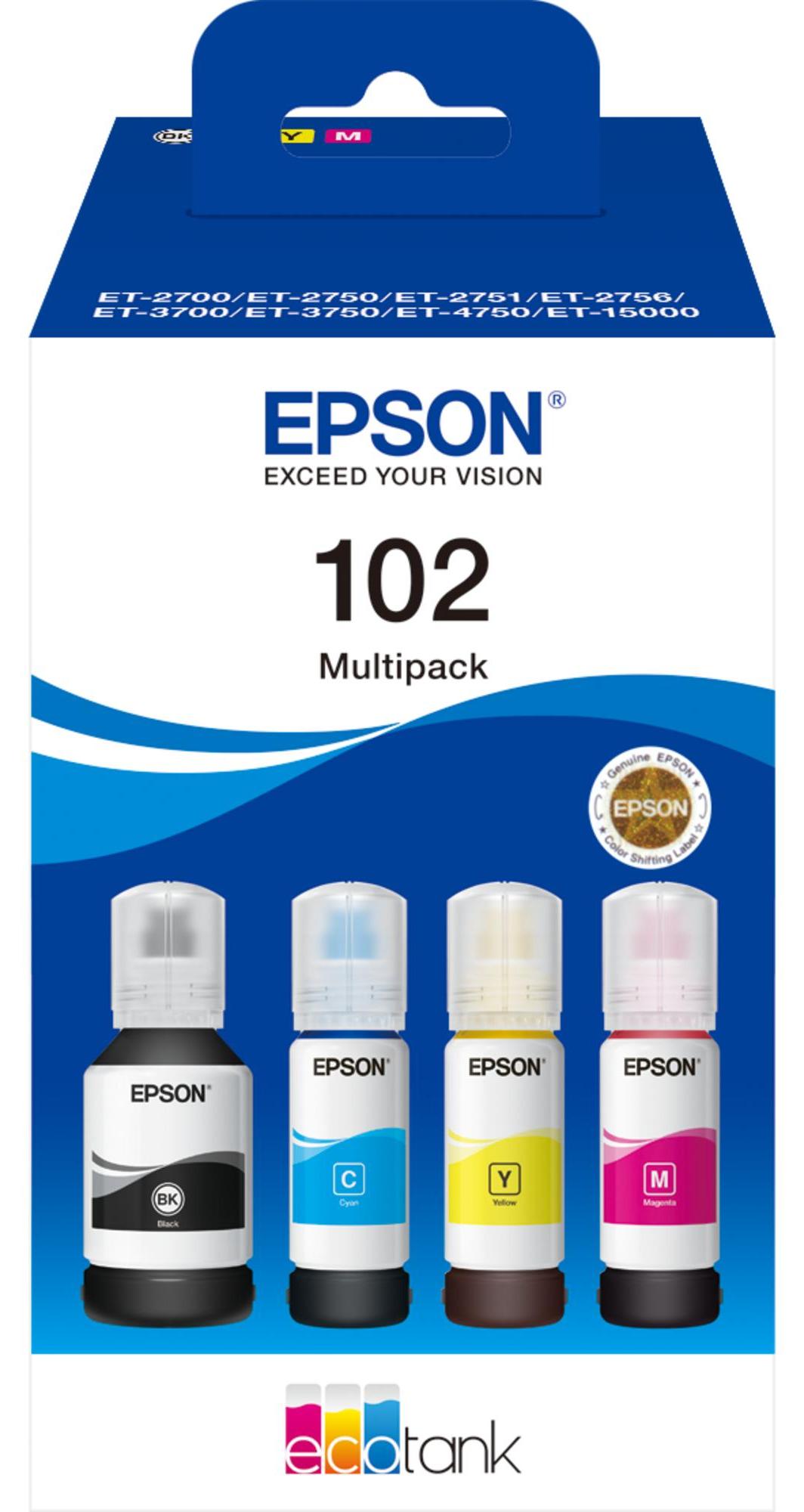Atrament Epson 102 Multipack - originálny