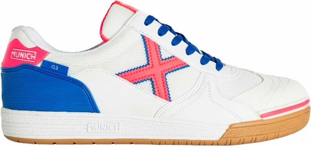 Hallenfußballschuhe für Erwachsene Munich G-3 Indoor 381 Herren Weiß - 45