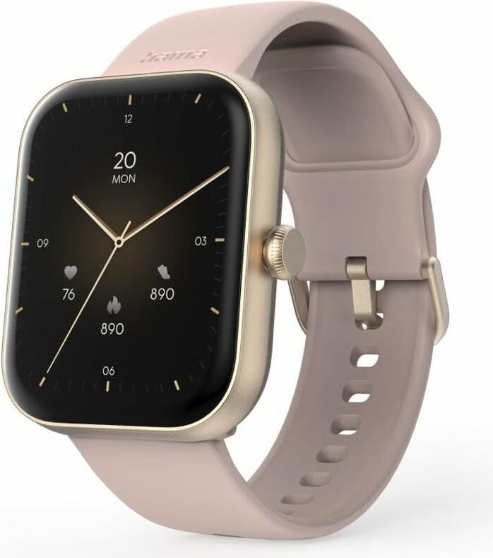 Inteligentné hodinky Hama 00178615 FIT WATCH 5000 Rose Rose Gold 1,65"