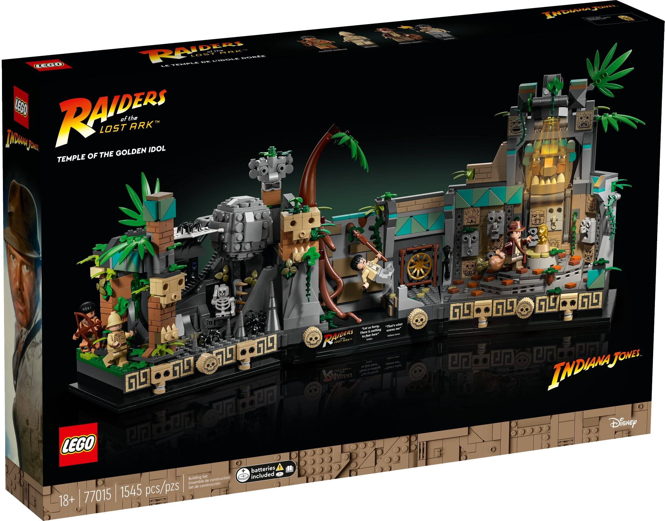 LEGO® Indiana Jones Tempel des goldenen Götzen - 77015 NEU! Teile 1545x