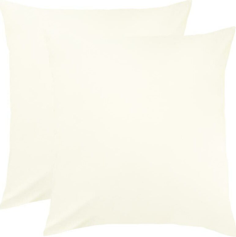 Bettwaren-Shop Single Jersey Kissenbezug Ulm 2er Pack 80x80 cm perlmut