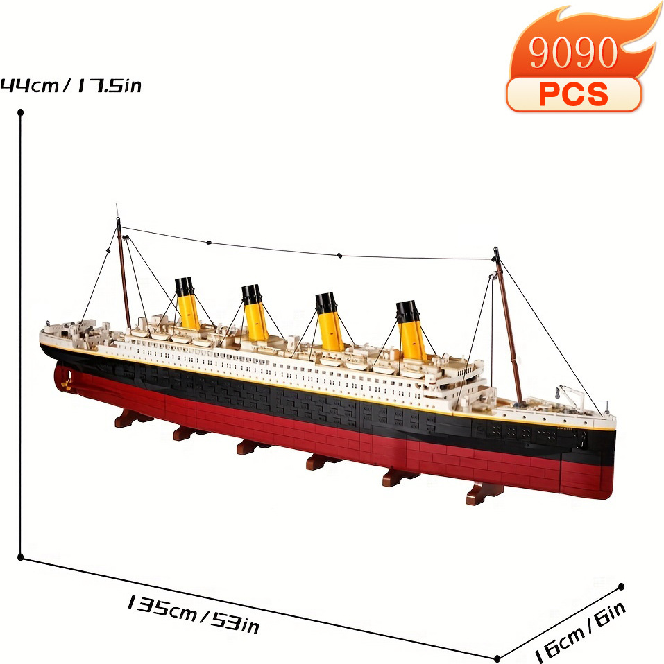 10294 Titanic Bausteine ICONS 9090 Teile MOC Exklusive