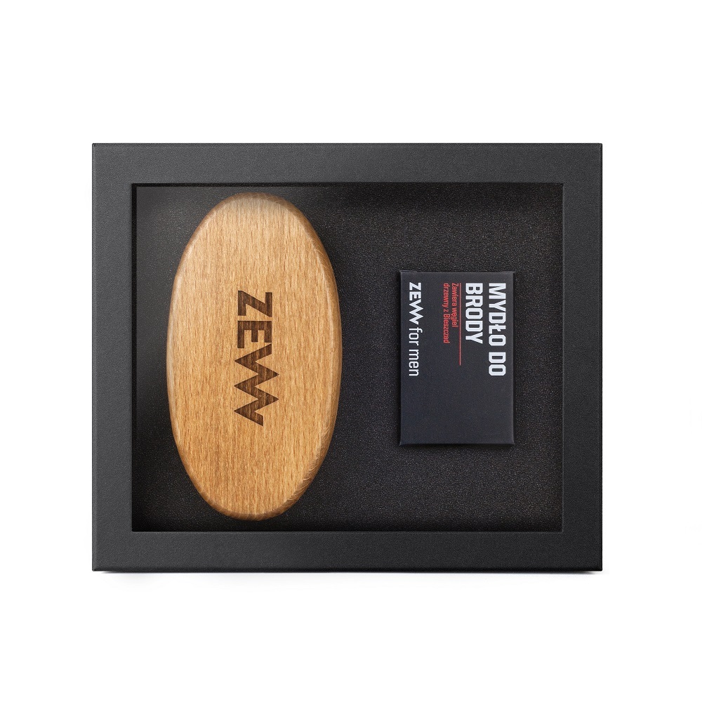Zew For Men The Bearded Man's Holiday Bundle Beard Soap 85ml and The Bearded Man's Brush 20,99