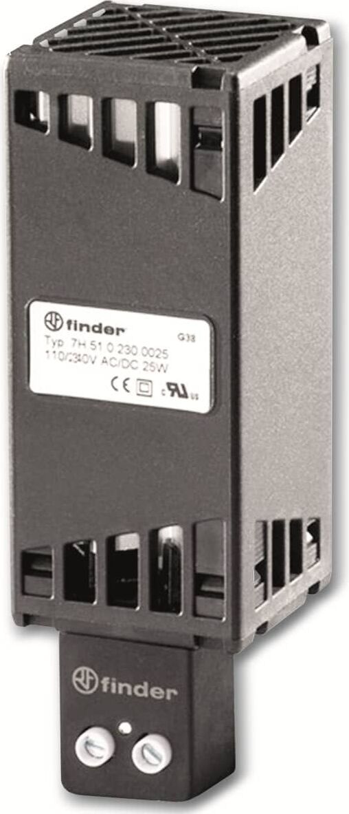 FINDER Heizgerät, 7H.51.0.230.0025, 25 W, 110...230 V AC/DC