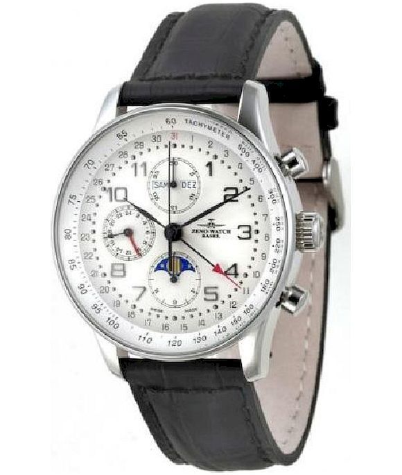 Zeno-Watch - Náramkové hodinky - Pánske - Chrono - X-Large Retro Chrono - P551-e2