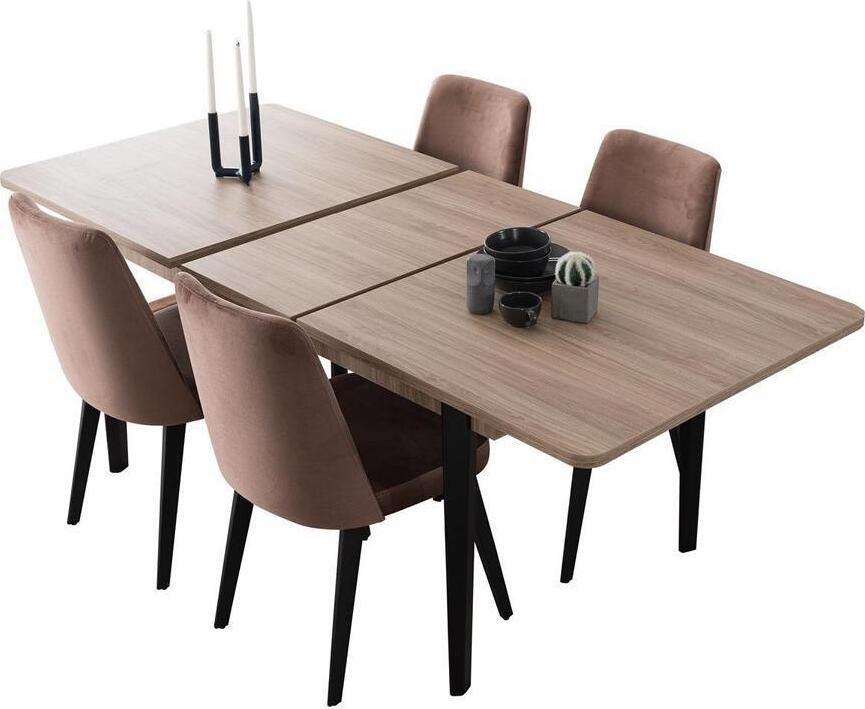 AEA Brauner Rechteckiger Esstisch Esszimmer Möbel Holztische Luxus Möbel JVM4069424172324