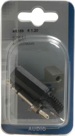 DELTAC - 6.3mm klinkM,STEREO,soldeerbaar - 0159