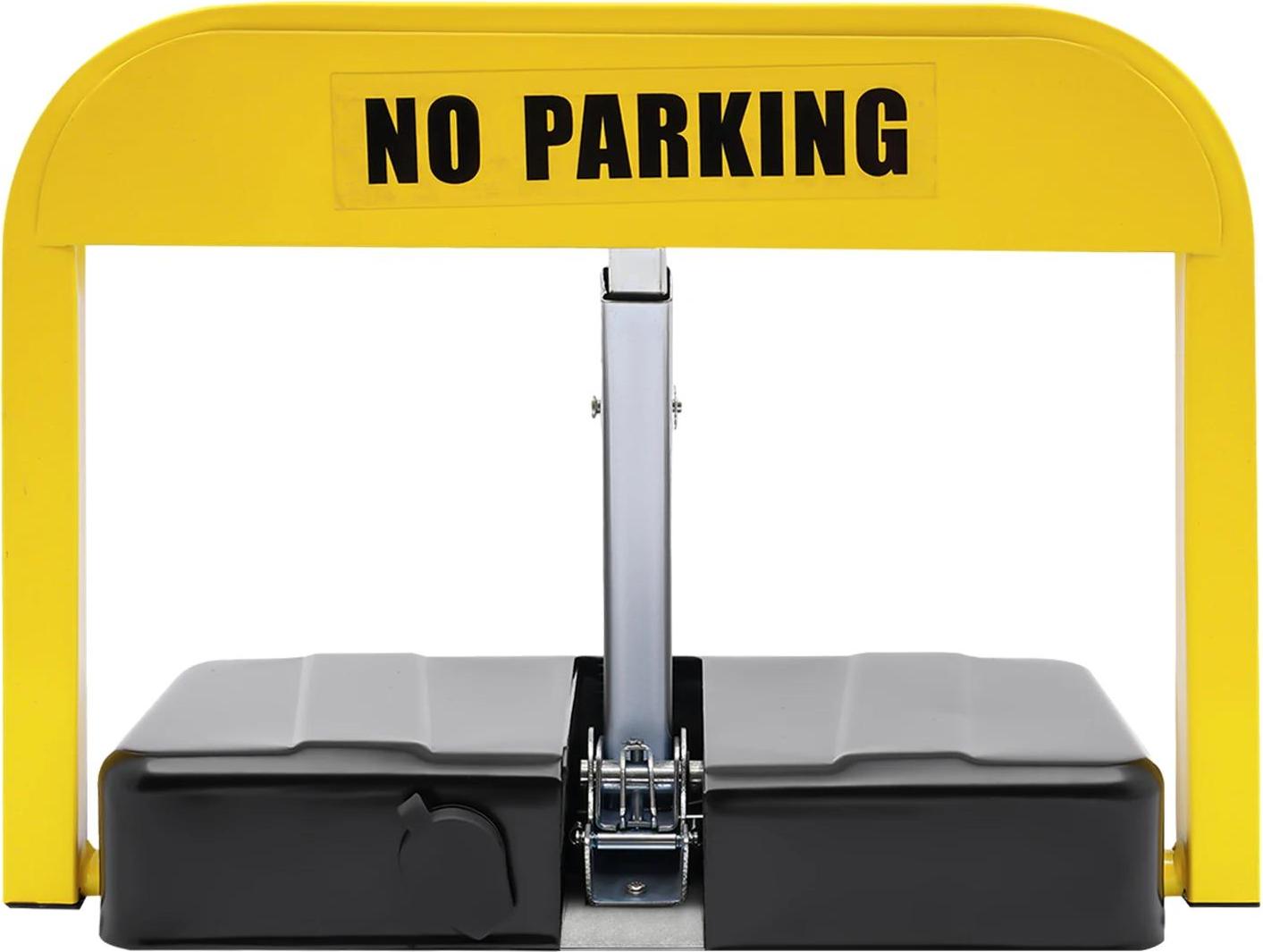 StarTech Parkplatzsperre - Automatischer Parkplatzbügel mit Fernbedienung - Parkplatz-Reservierung - Für Wohnanlagen, Einkaufszentren, Hotels - Gelb