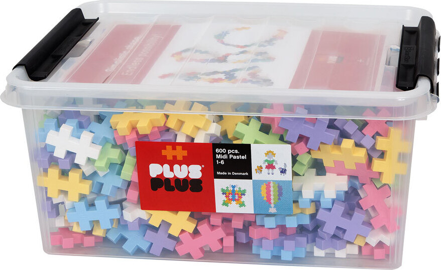 PlusPlus Plus Plus BIG Konstruktionsmaterial Bausteine 600er Pastell; Baumaterial, Bausteine