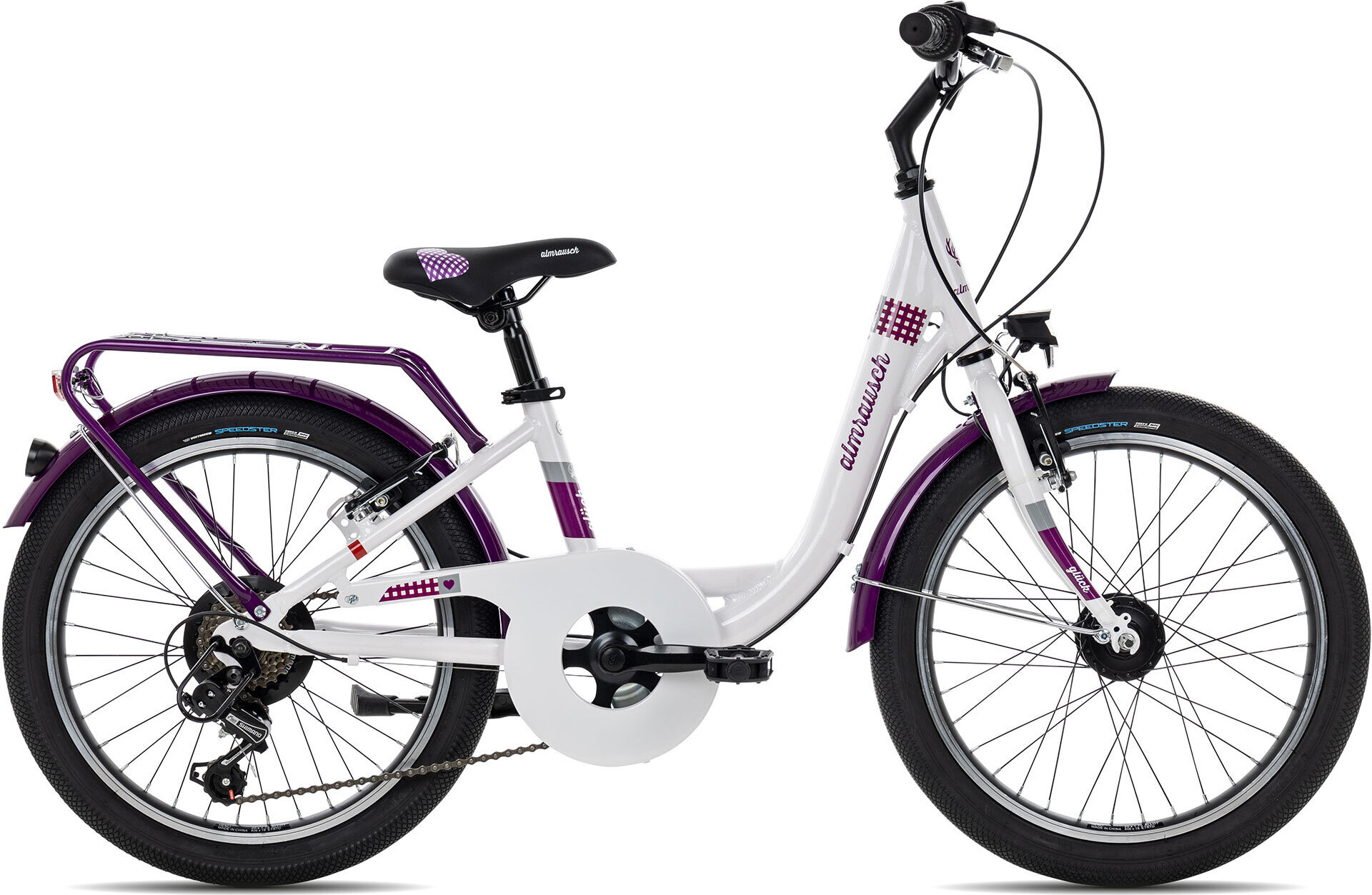 Almrausch GLÜCK 7 20 Kinderfahrrad ab 6 Jahren 20 Zoll Weiß 29 cm