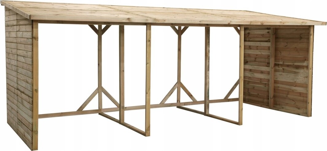 Holzschuppen 20m3 - 5.2x2m - H.2.06m - Imprägniert