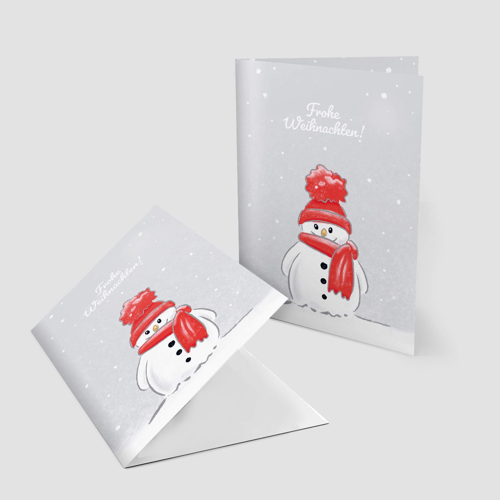 15 Weihnachtskarten mit Umschlag Set Grußkarten Weihnachten Weihnachtsmann 