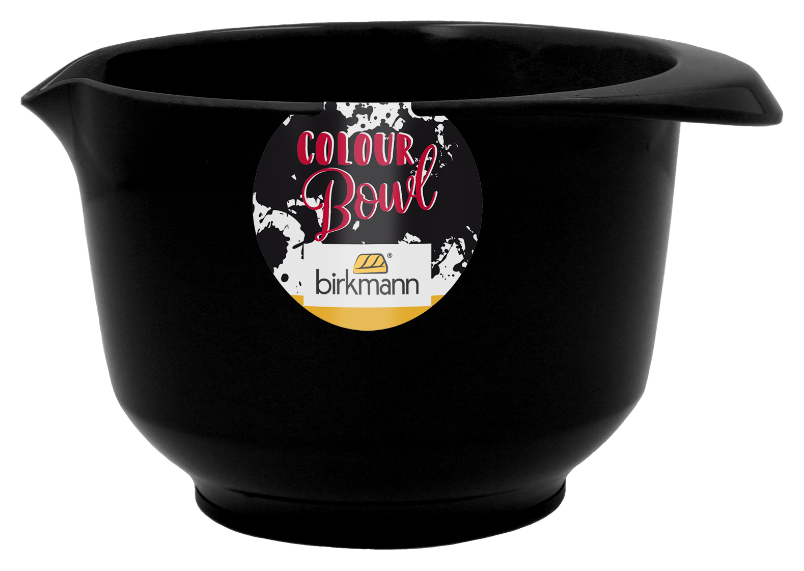 RBV Birkmann BIRKMANN Rühr- und Servierschüssel, 1 Liter, schwarz, aus Melamin, standfest, kratzfest, BPA-frei, 70 709003