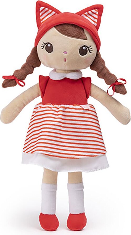 Eurekakids Kirumy Yuki Stoffpuppe 38 Cm Rot Rot One Size EK69181000