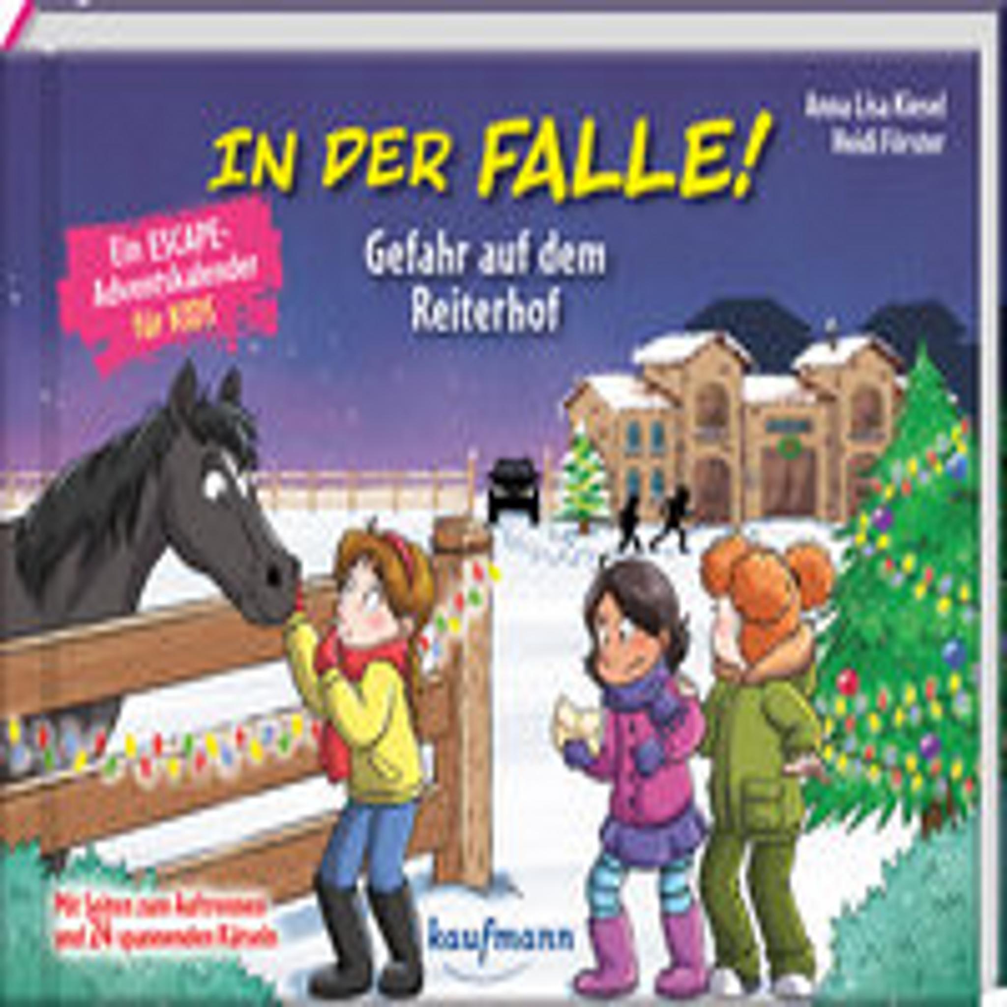 V pasci! Nebezpečenstvo v jazdiarni - únikový adventný kalendár pre deti