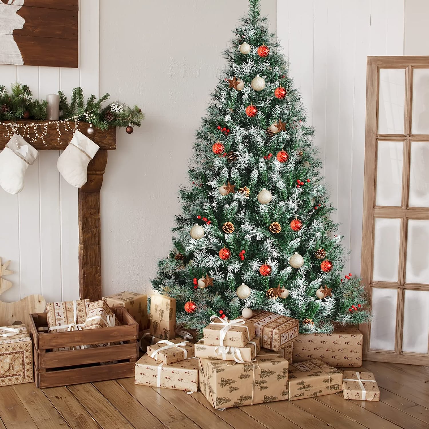 GOPLUS 180cm Künstlicher Weihnachtsbaum,  Kaufland.de