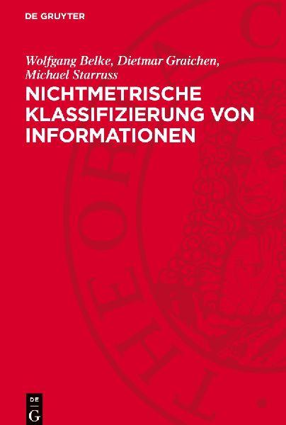 De Gruyter Nichtmetrische Klassifizierung von Informationen