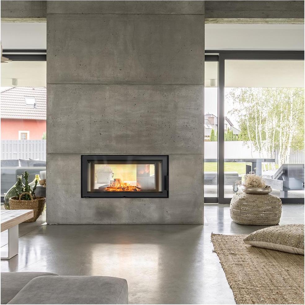 Oceľový krb KRATKI LUCY TUNEL 16 kW Ø 200