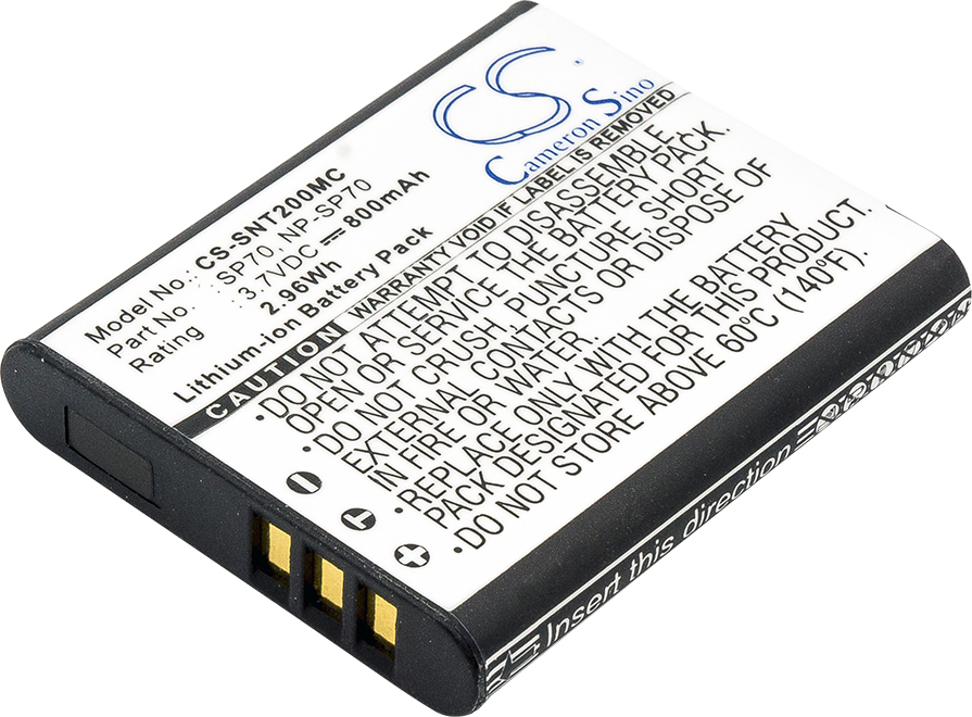 TECHTEK Akkus Kompatibel mit [Sony] Bloggie Duo, Bloggie MHS-FS2, Bloggie MHS-FS2/V, Bloggie MHS-FS2K, Bloggie MHS-FS3, Bloggie MHS-TS10, Bloggie MH